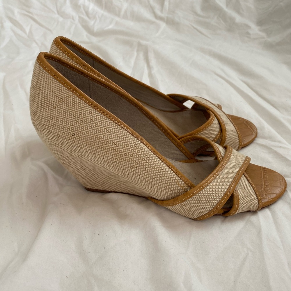 Elizabeth & James Open Toed Wedge